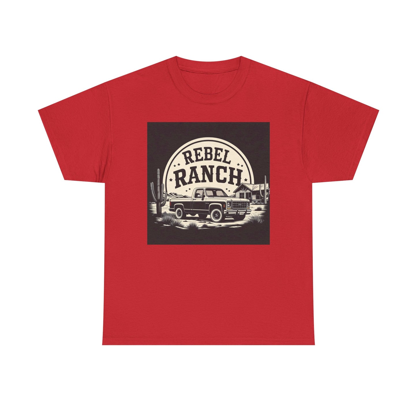 Classic Rebel Ranch Logo with Bold Contrast