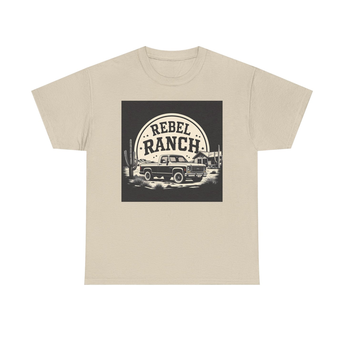 Classic Rebel Ranch Logo with Bold Contrast