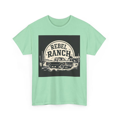 Classic Rebel Ranch Logo with Bold Contrast