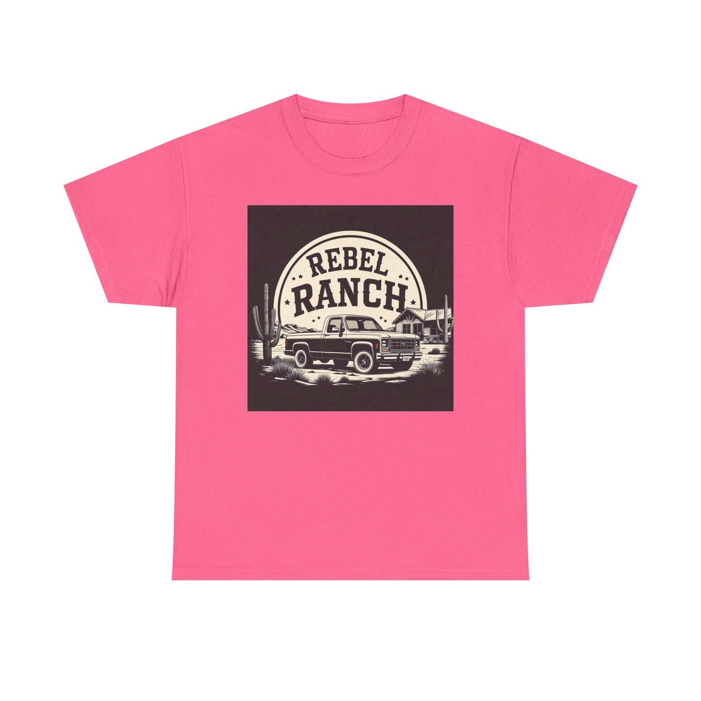 Classic Rebel Ranch Logo with Bold Contrast