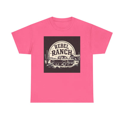 Classic Rebel Ranch Logo with Bold Contrast