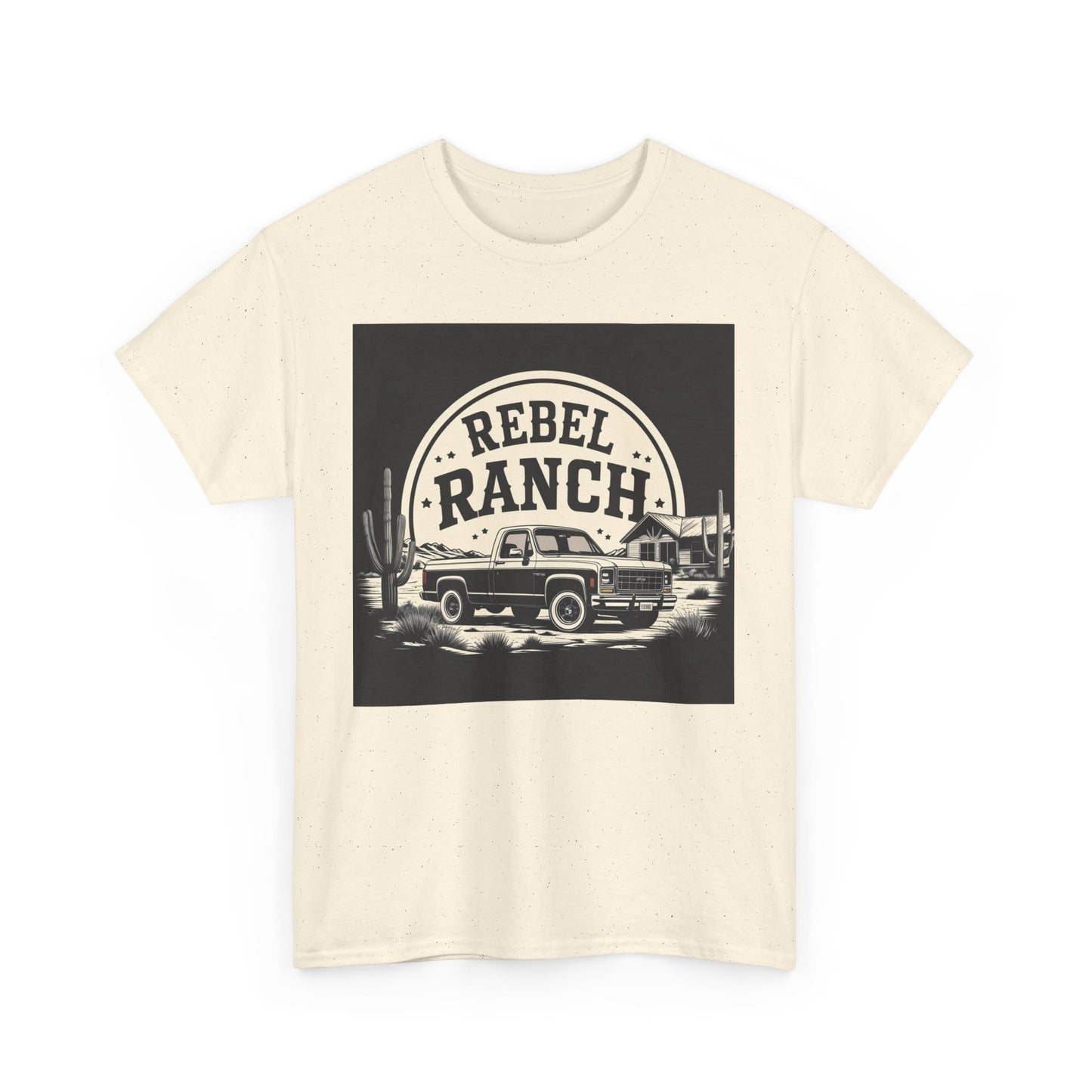 Classic Rebel Ranch Logo with Bold Contrast
