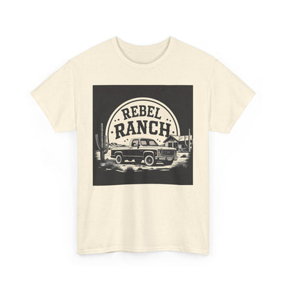Classic Rebel Ranch Logo with Bold Contrast