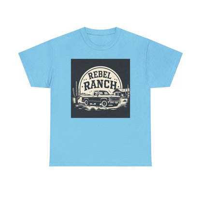Classic Rebel Ranch Logo with Bold Contrast