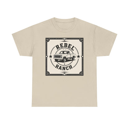 Logo for Rebel Ranch - Emblem Style