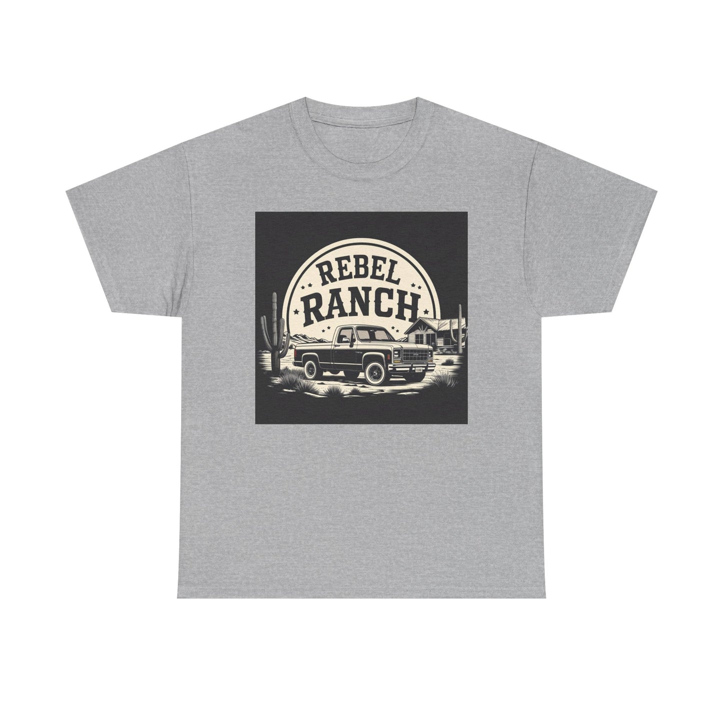 Classic Rebel Ranch Logo with Bold Contrast