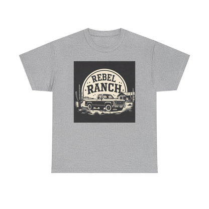 Classic Rebel Ranch Logo with Bold Contrast