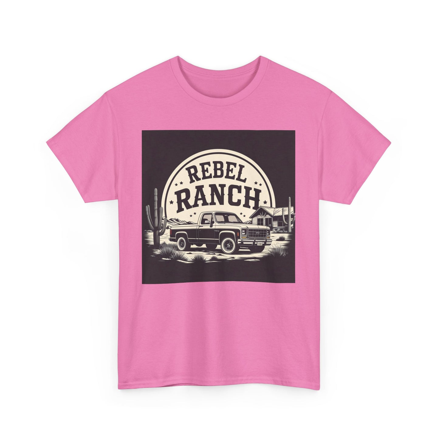 Classic Rebel Ranch Logo with Bold Contrast