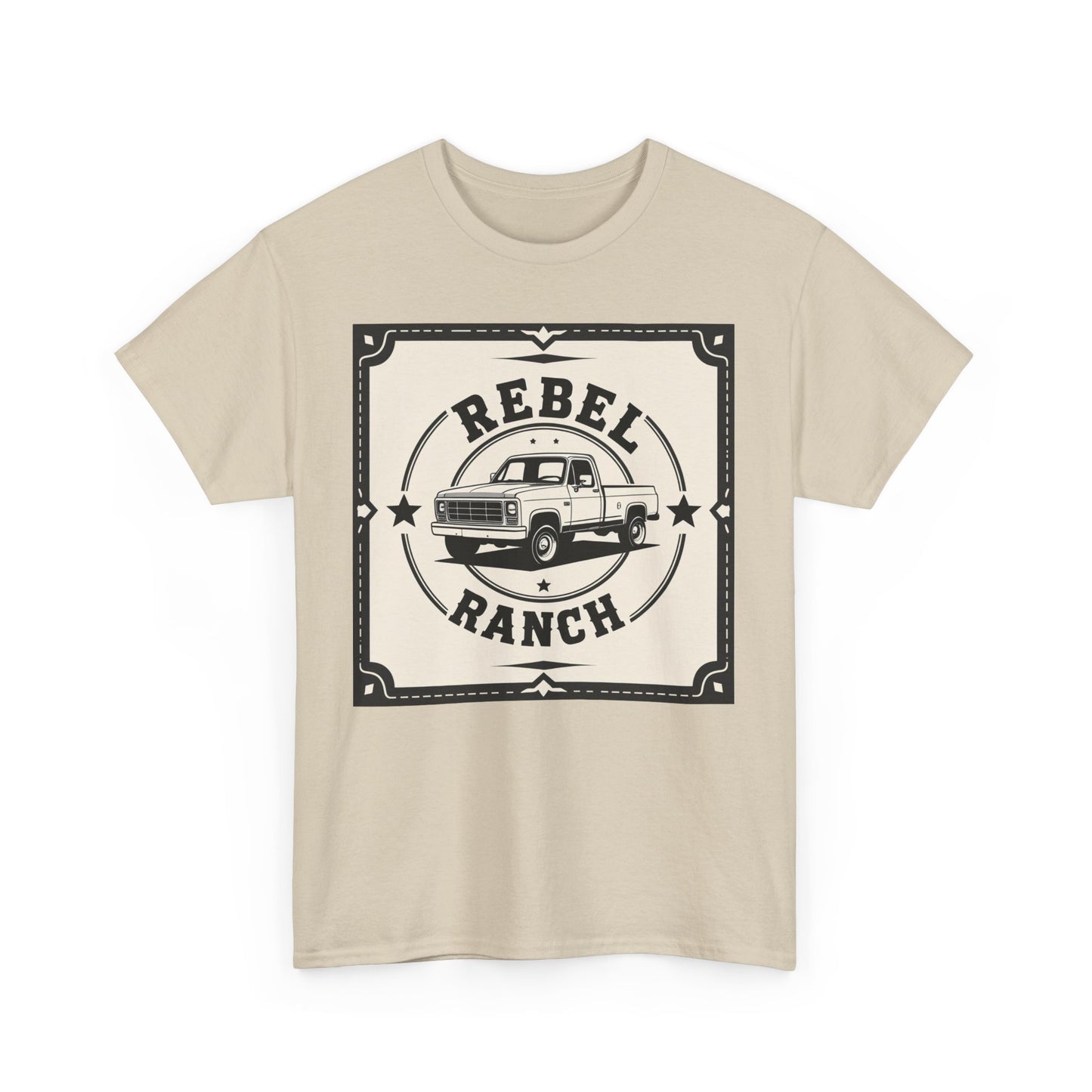Sturdy Logo Design for REBEL RANCH CO. - Truck Emblem