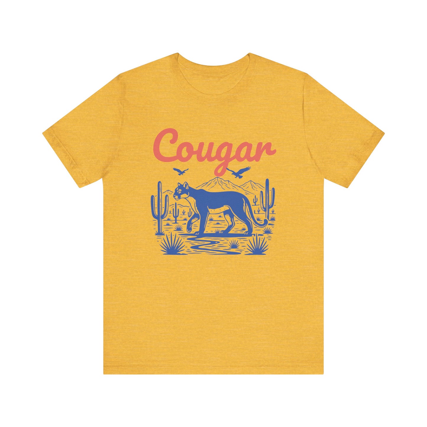 Cool Cougar Graphic T Shirt