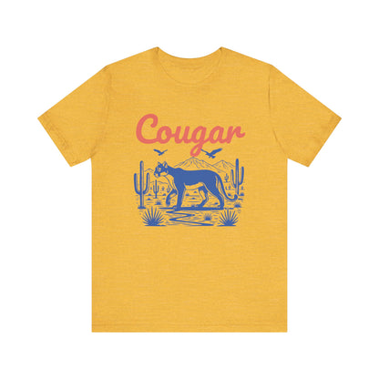 Cool Cougar Graphic T Shirt