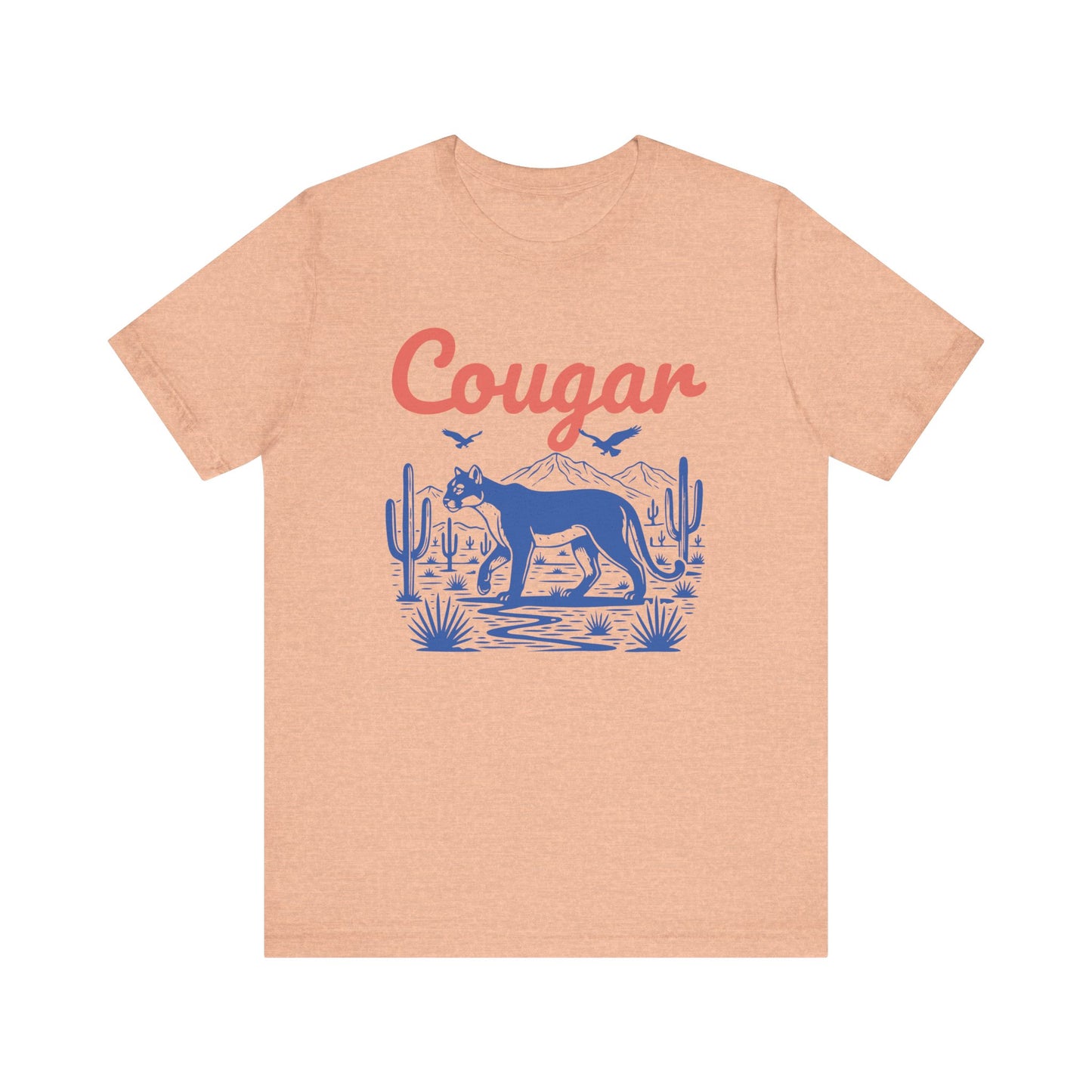 Cool Cougar Graphic T Shirt
