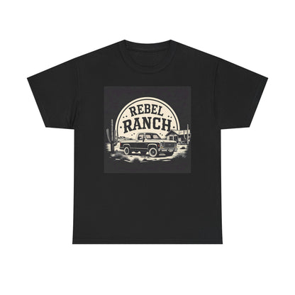 Classic Rebel Ranch Logo with Bold Contrast