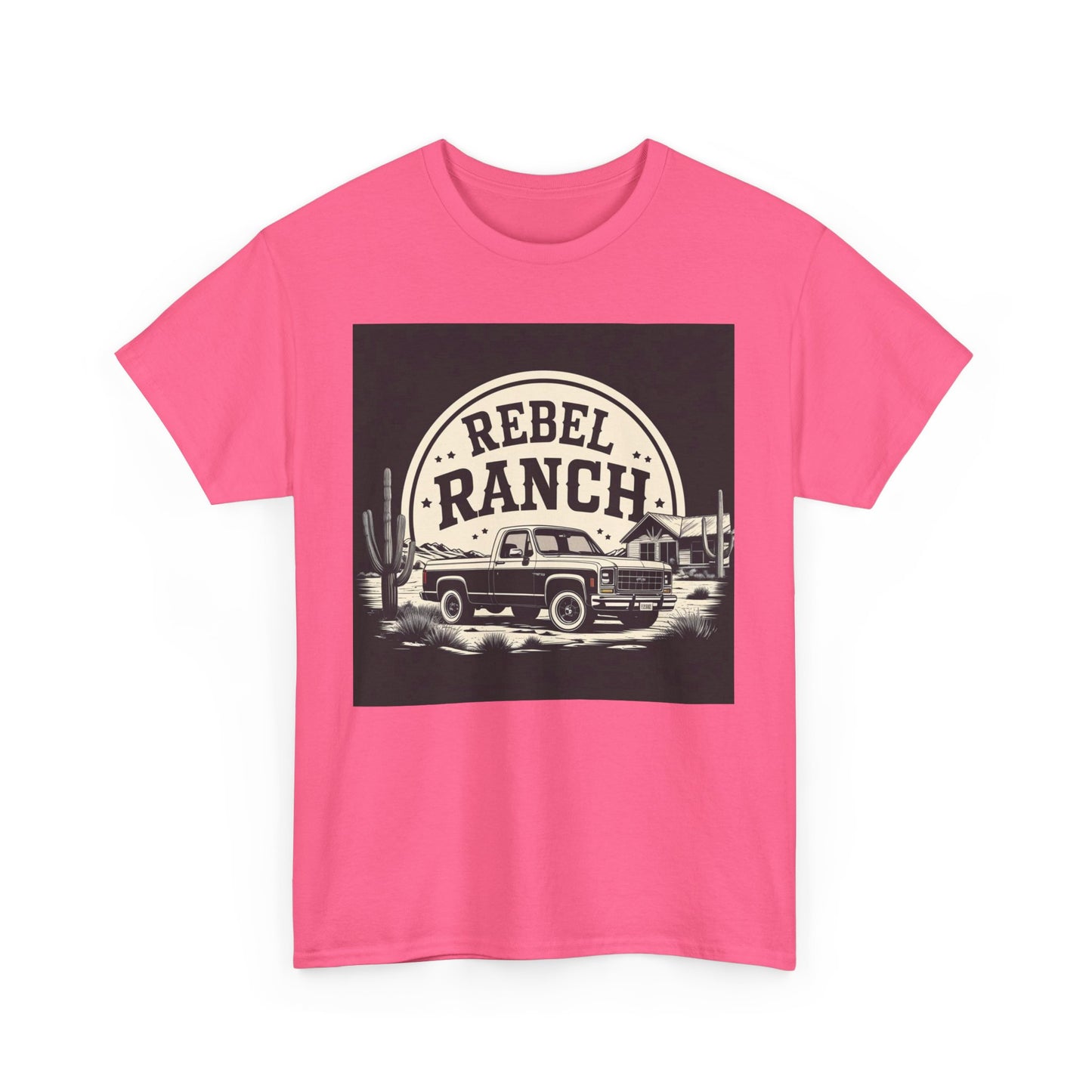 Classic Rebel Ranch Logo with Bold Contrast