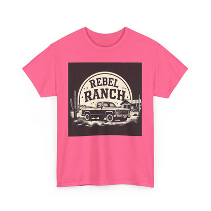 Classic Rebel Ranch Logo with Bold Contrast