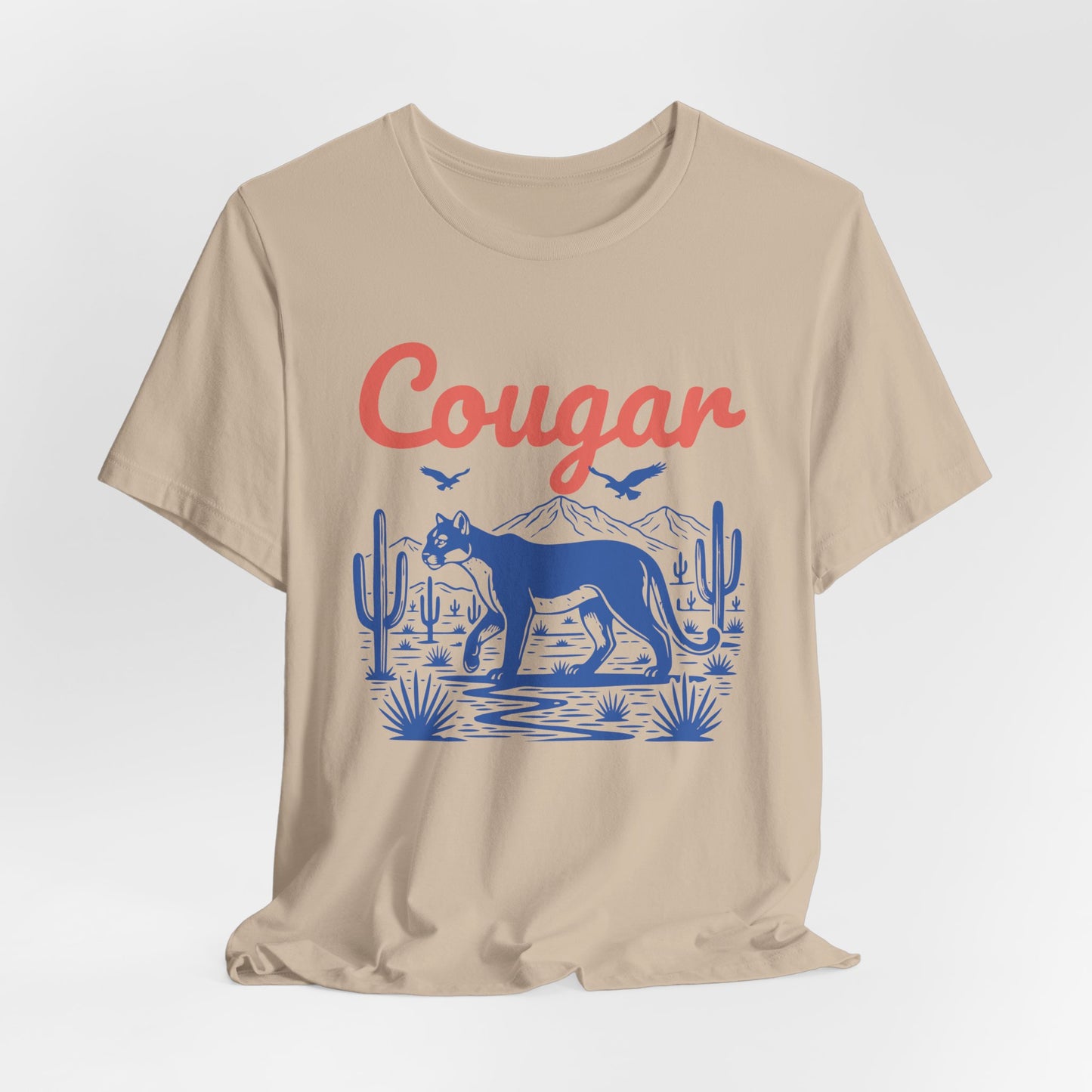 Cool Cougar Graphic T Shirt