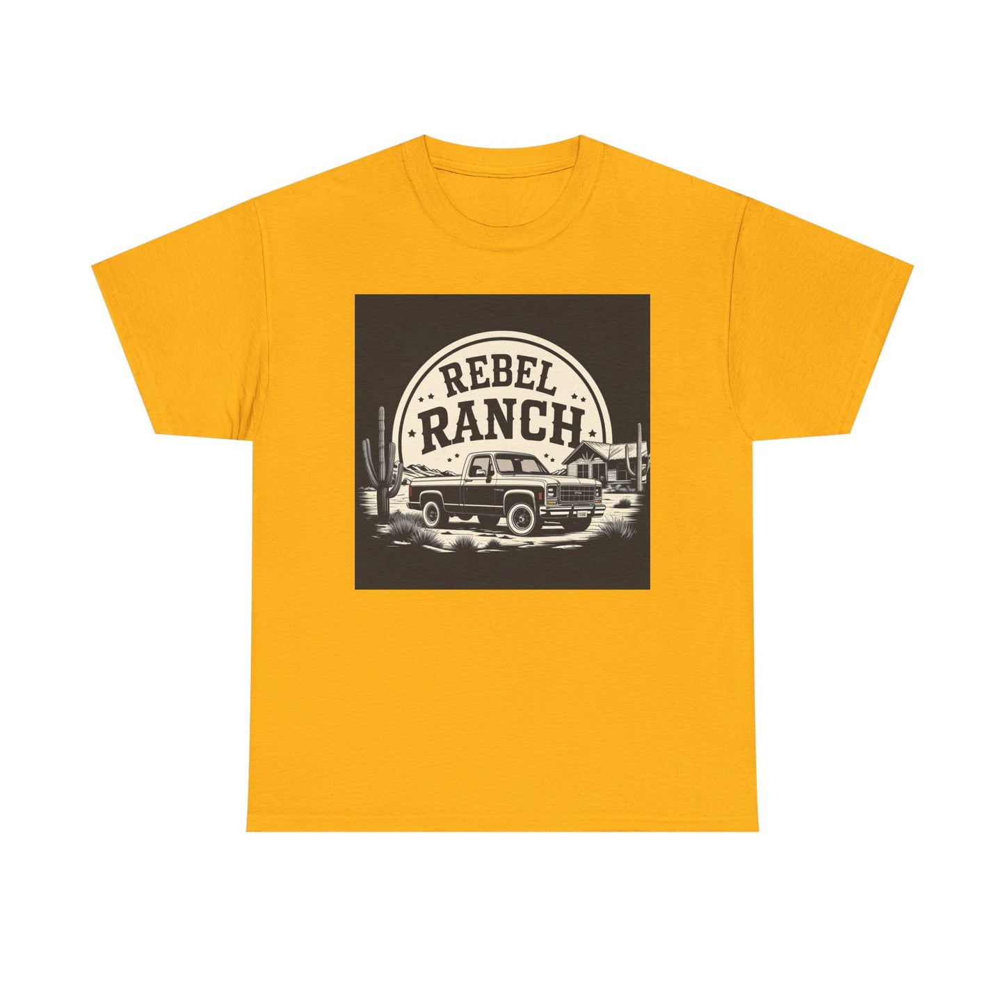Classic Rebel Ranch Logo with Bold Contrast