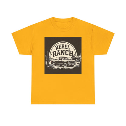 Classic Rebel Ranch Logo with Bold Contrast