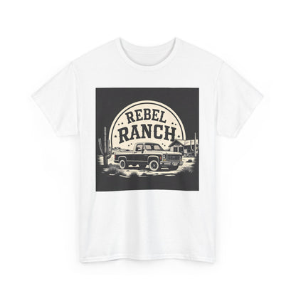 Classic Rebel Ranch Logo with Bold Contrast