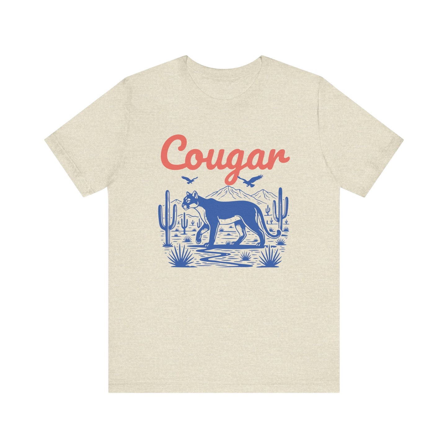 Cool Cougar Graphic T Shirt