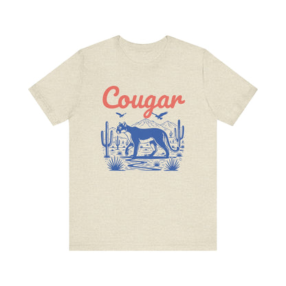 Cool Cougar Graphic T Shirt