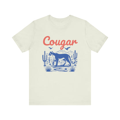 Cool Cougar Graphic T Shirt