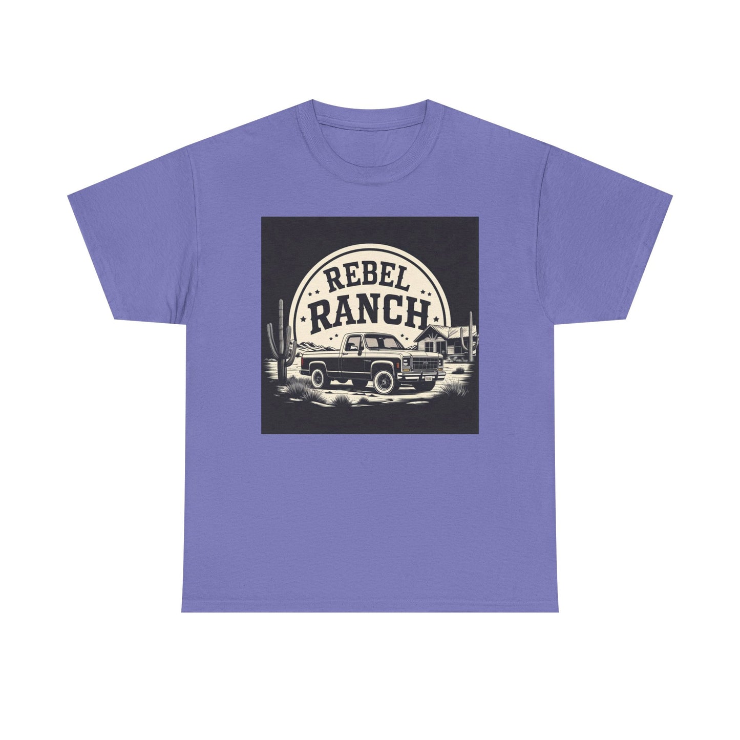 Classic Rebel Ranch Logo with Bold Contrast