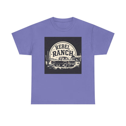 Classic Rebel Ranch Logo with Bold Contrast