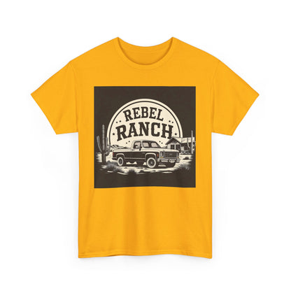 Classic Rebel Ranch Logo with Bold Contrast