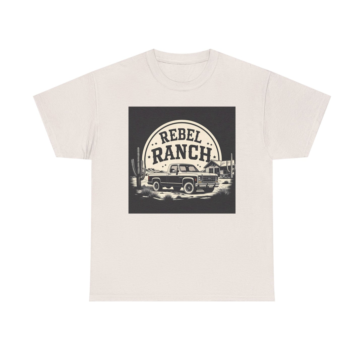 Classic Rebel Ranch Logo with Bold Contrast