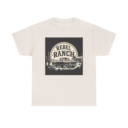 Classic Rebel Ranch Logo with Bold Contrast
