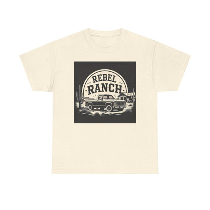 Classic Rebel Ranch Logo with Bold Contrast