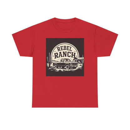 Classic Rebel Ranch Logo with Bold Contrast