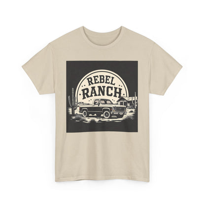Classic Rebel Ranch Logo with Bold Contrast