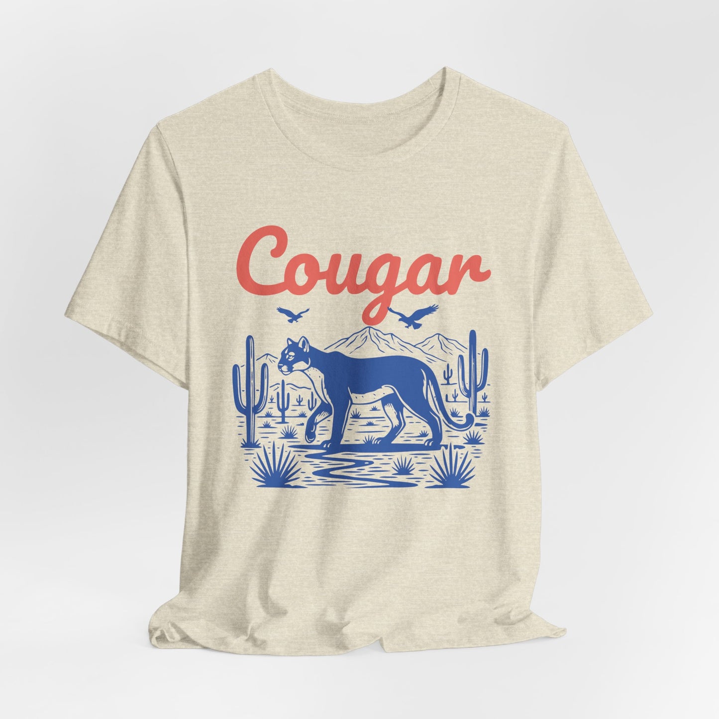 Cool Cougar Graphic T Shirt