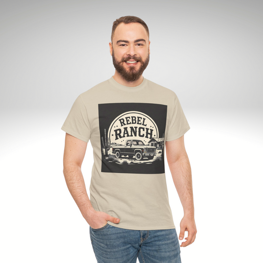 Classic Rebel Ranch Logo with Bold Contrast