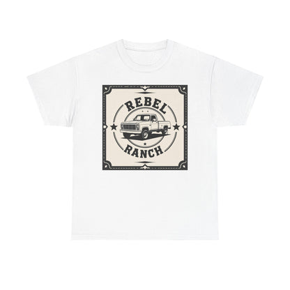 Sturdy Logo Design for REBEL RANCH CO. - Truck Emblem