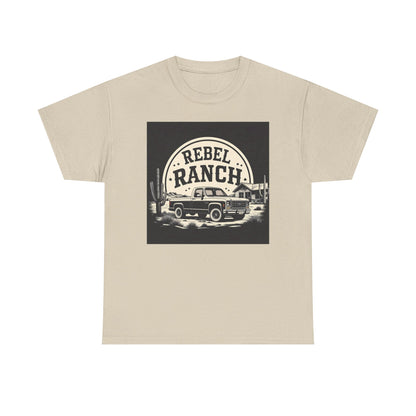 Classic Rebel Ranch Logo with Bold Contrast
