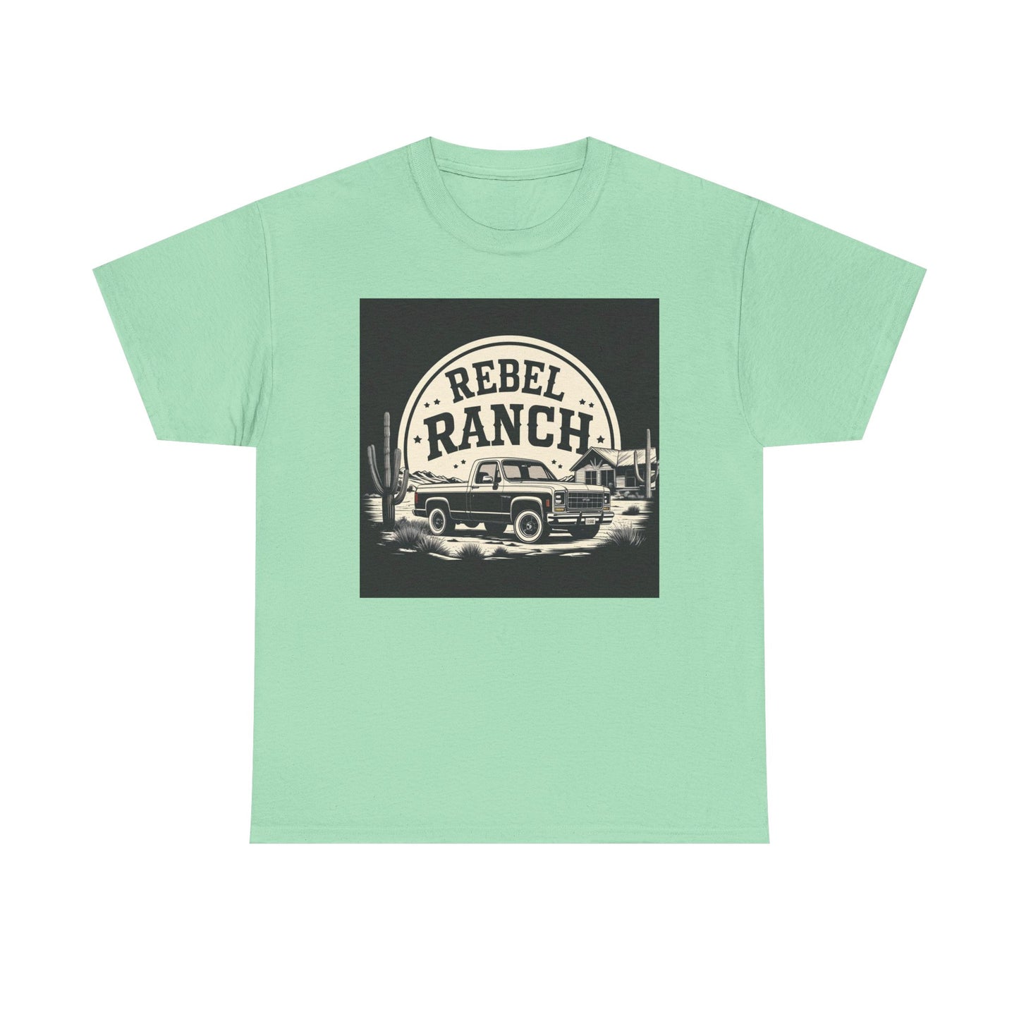 Classic Rebel Ranch Logo with Bold Contrast
