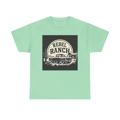 Classic Rebel Ranch Logo with Bold Contrast