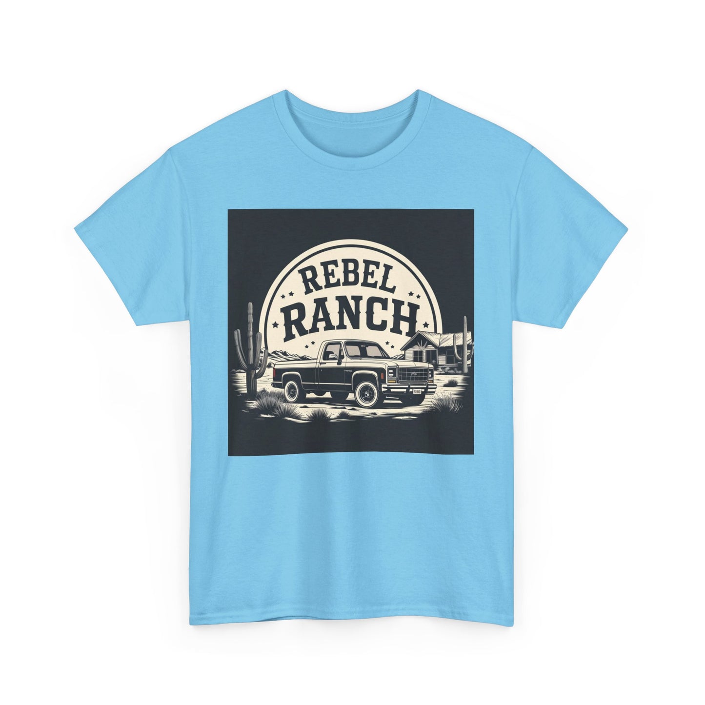 Classic Rebel Ranch Logo with Bold Contrast