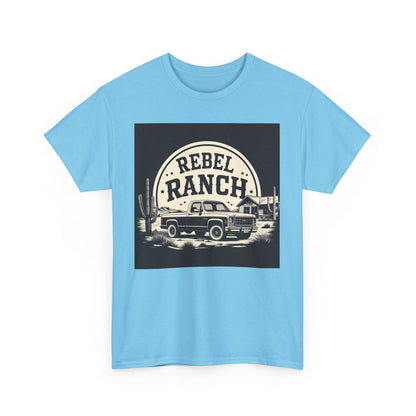 Classic Rebel Ranch Logo with Bold Contrast