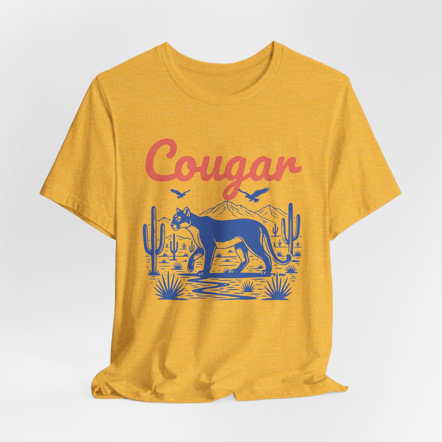 Cool Cougar Graphic T Shirt