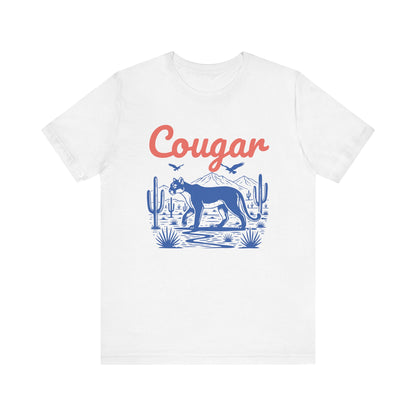 Cool Cougar Graphic T Shirt