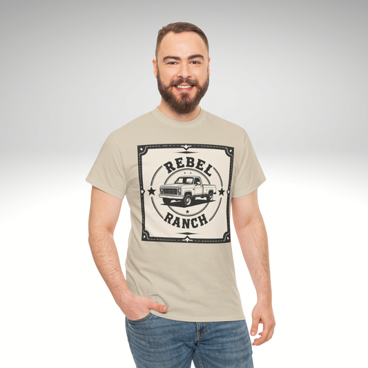 Logo for Rebel Ranch - Emblem Style