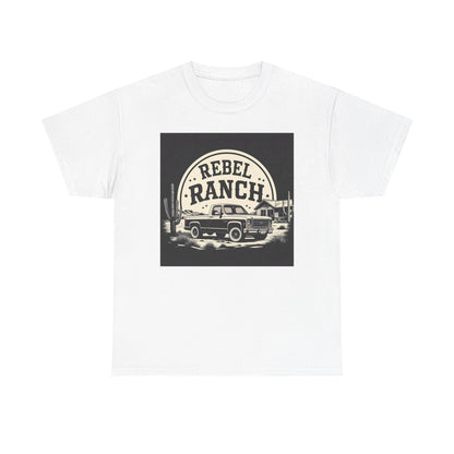 Classic Rebel Ranch Logo with Bold Contrast