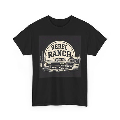 Classic Rebel Ranch Logo with Bold Contrast