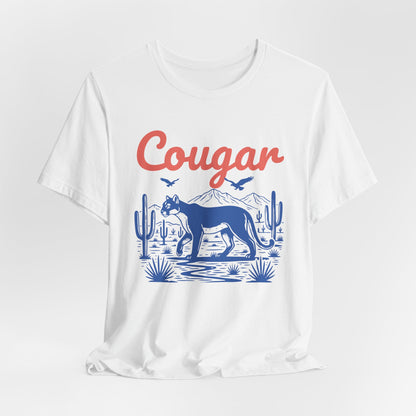 Cool Cougar Graphic T Shirt