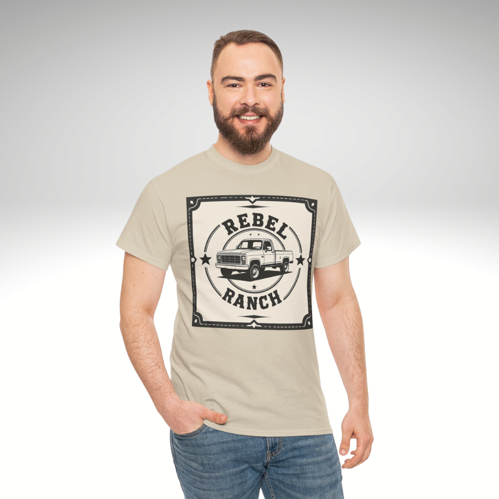 Sturdy Logo Design for REBEL RANCH CO. - Truck Emblem