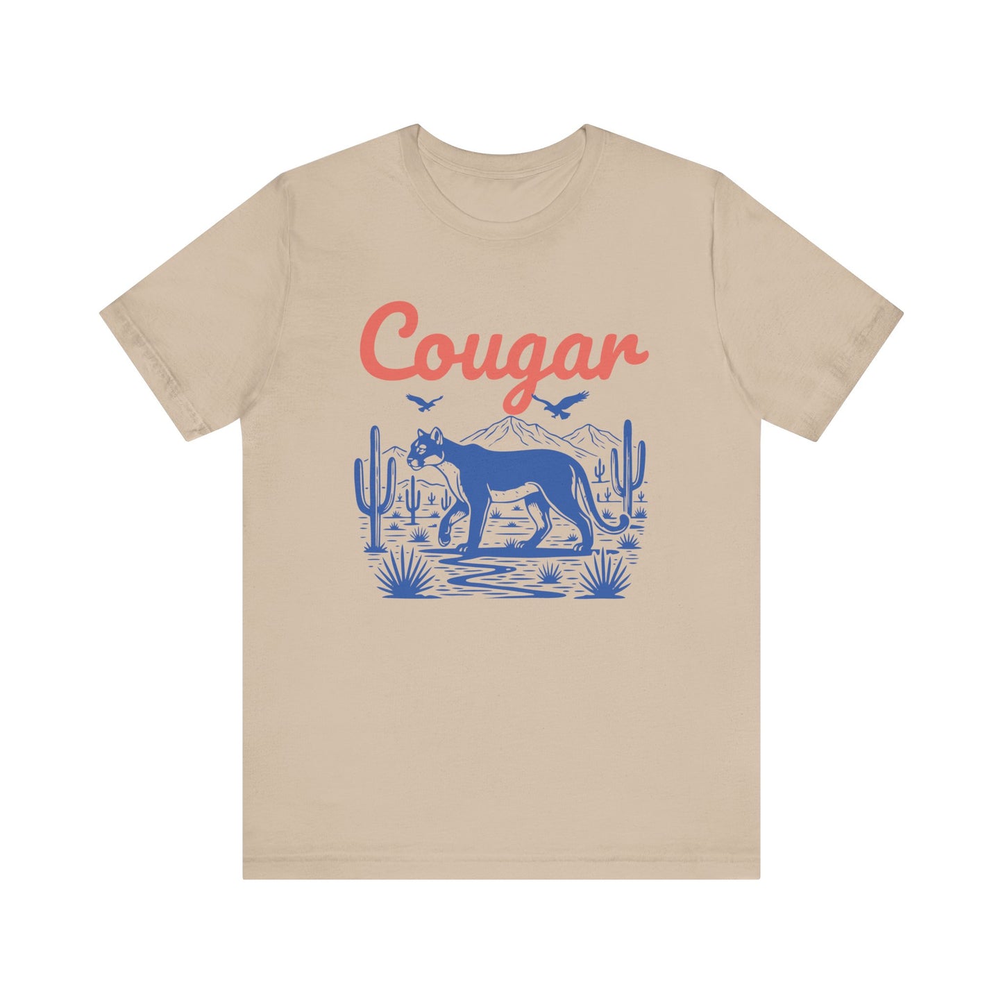 Cool Cougar Graphic T Shirt